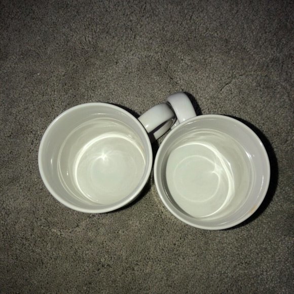 Vintage Walt Disney World Epcot Center Striped Coffee Mug Set (2) - Picture 8 of 13